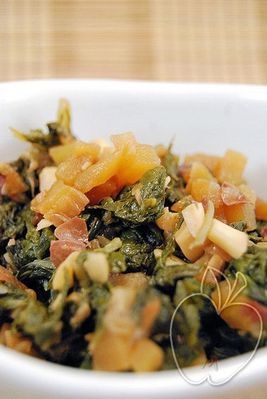 Acelgas con manzana (4)