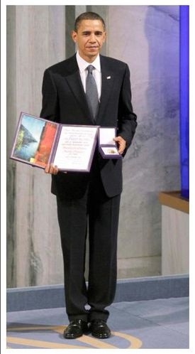 Barack Obama Nobel de la Paix 10 décembre 2009