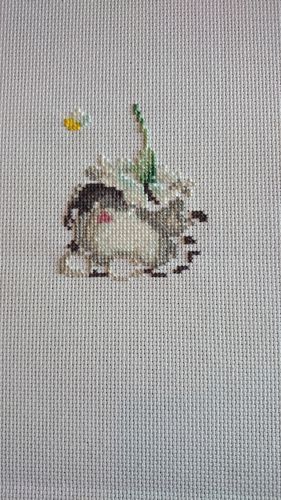 Kitten in Flowers