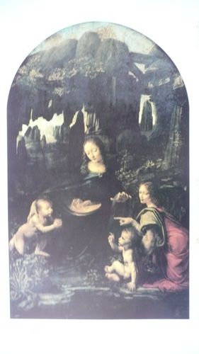 Lonard de Vinci La vierge aux rochers vers 1483 huile sur b