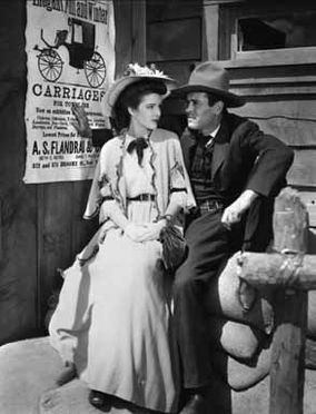 La poursuite infernale - Cathy Downs et Henry Fonda