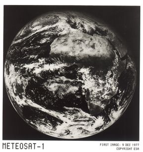 meteosat1 - Première image - décembre 1977