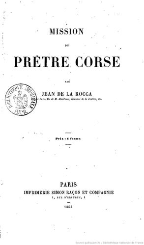mission prêtre corse