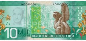 Billet 10 000 colons