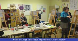 Drapé -Dessin - Peinture - Atelier de Flo 08 - 24
