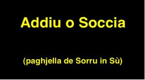 addiu o Soccia