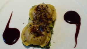 ravioles truffe et jaune dallais