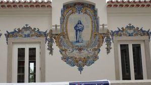 457-maison décorée de motifs d'azulejos