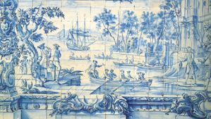 azulejo - sc maritime et champetre - XVIIème s0001