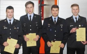 Ernennung zum Feuerwehrmann