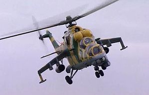 Le MI-24 Hind est l'hélicoptère le plus lourdement armé dans le monde