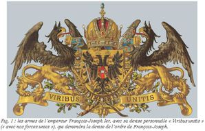 armes de l'empereur François Joseph 1er