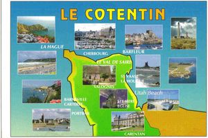 Carte du Cotentin