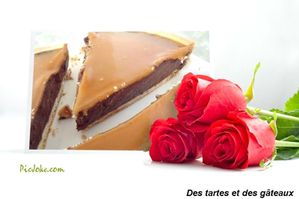 Tarte au chocolat et caramel au beurre salé GF