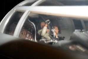 millenium falcon cockpit han chebacca obiwan et luke