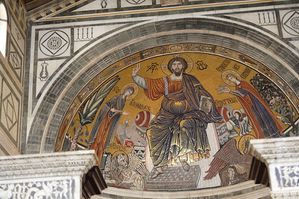 Christ pantocrator San Miniato al Monte (Florence) - Apsida