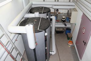 KlaeranlageVH 02 Blockheizkraftwerk Pufferspeicher