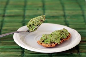 Tartinade de petits pois au basilic vegecarib1041