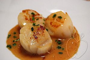 vieiras con salsa de sirope de arce (1)