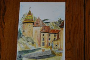 Carte postale chateau