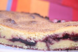 gâteau basque à la gelée de cassis (20)