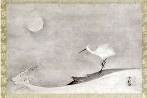 800px--Egret-_Moon_and_Wave--_ink_on_paper_by_Sesson_Shuke.jpg