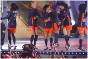 Les Enfoires Arena Montpellier footballeuses 3