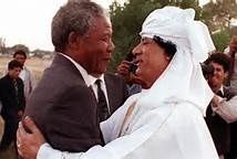 Mandela et Kadhafi