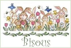 Bisous lapins de Pâques