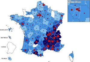 carte rougeole