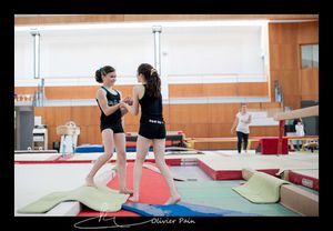 Reportage sur la gymnastique a tours par Olivier Pain reporter photographe basé sur Tours