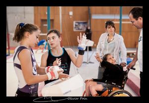 Reportage sur la gymnastique a tours par Olivier Pain reporter photographe basé sur Tours