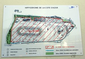 Hippodrome Cagnes-sur-Mer plan
