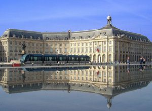 le miroir d'eau à Bordeaux