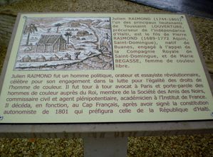 Buanes Plaque commémorative Julien Raimond