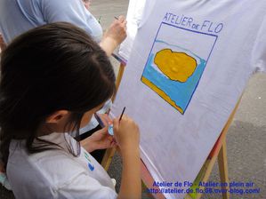 Atelier de flo-Donchery-Peinture-Tee shirt-Enfants-FloM5