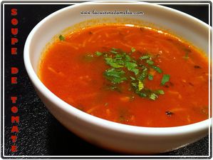 soupe tomate vermicelle