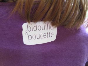 bidouille et poucette argente prune ML 3