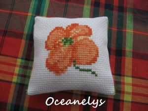 10 Coussinet fleur dos