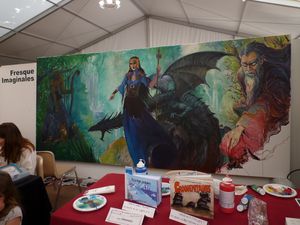 Fresque Imaginales (pas tout à fait terminée)