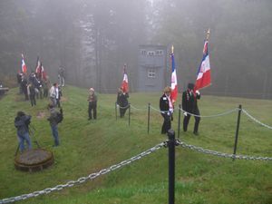 Inauguration de la plaque en mémoire des homosexuels déportés au Struthof