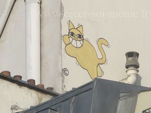 art urbain monsieur chat