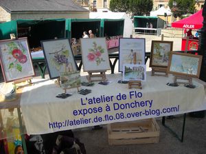 Donchery-Peinture-Foire Agricole-Atelier de flo-FloM2
