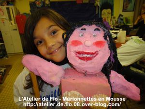 Marionnettes en mousse-Atelier de Flo-Donchery-Artiste-Peintre15