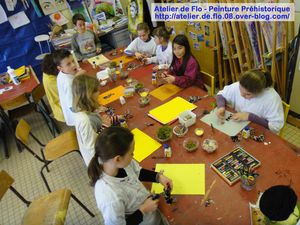 Peinture Préhistorique-Atelier de Flo-Artiste Peintre-FloM2