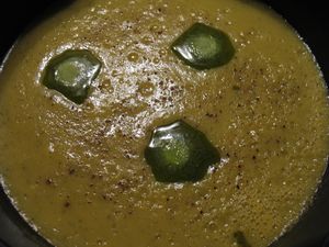 201011 velouté vert au allumettes de chorizo 001