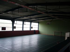 Inside the gym