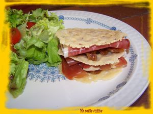 milleufeuille parmesan - jambon cru 2