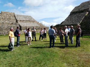 31 Site de Monte Alban sur l'esplanade