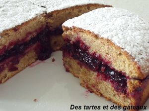Gateau pralin cassis 1 GF
